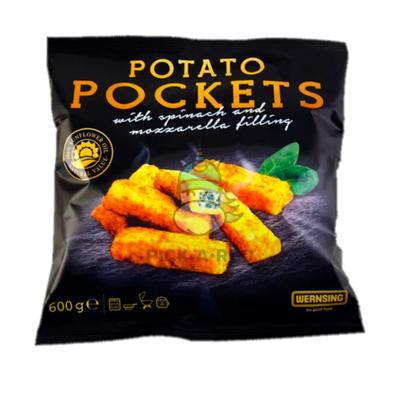 Potato Pockets with Spinach Potato Chips | PICK.A.ROO