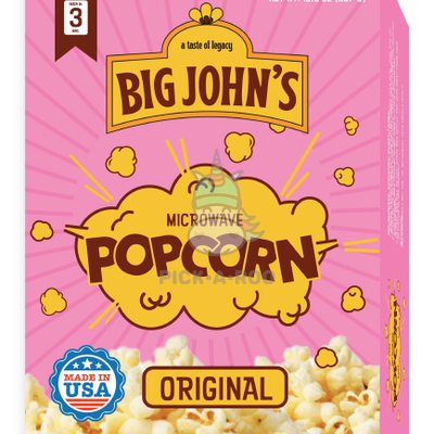 Big Johns Microwave Original Flavor Popcorn | PICK.A.ROO
