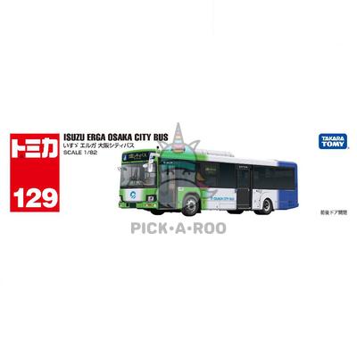 Tomica No.129-4 Isuzu Erga Osaka City Die-Cast Bus Toy | PICK.A.ROO
