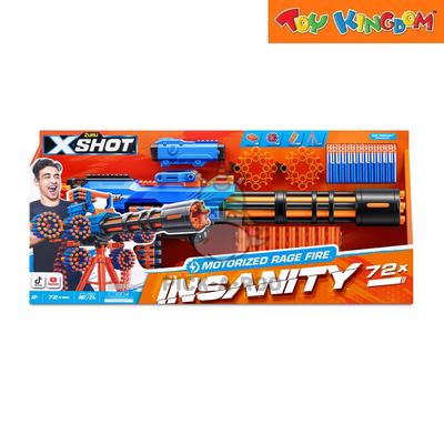 X-Shot Insanity Motorized Rage Fire Dart Blaster | PICK.A.ROO